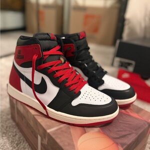 Jordan 1 OG High - Sneakers Black, White, Red